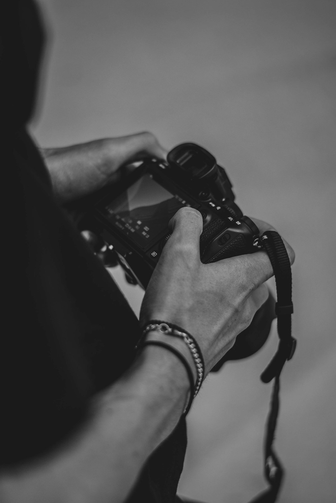 documentary photographer with camera