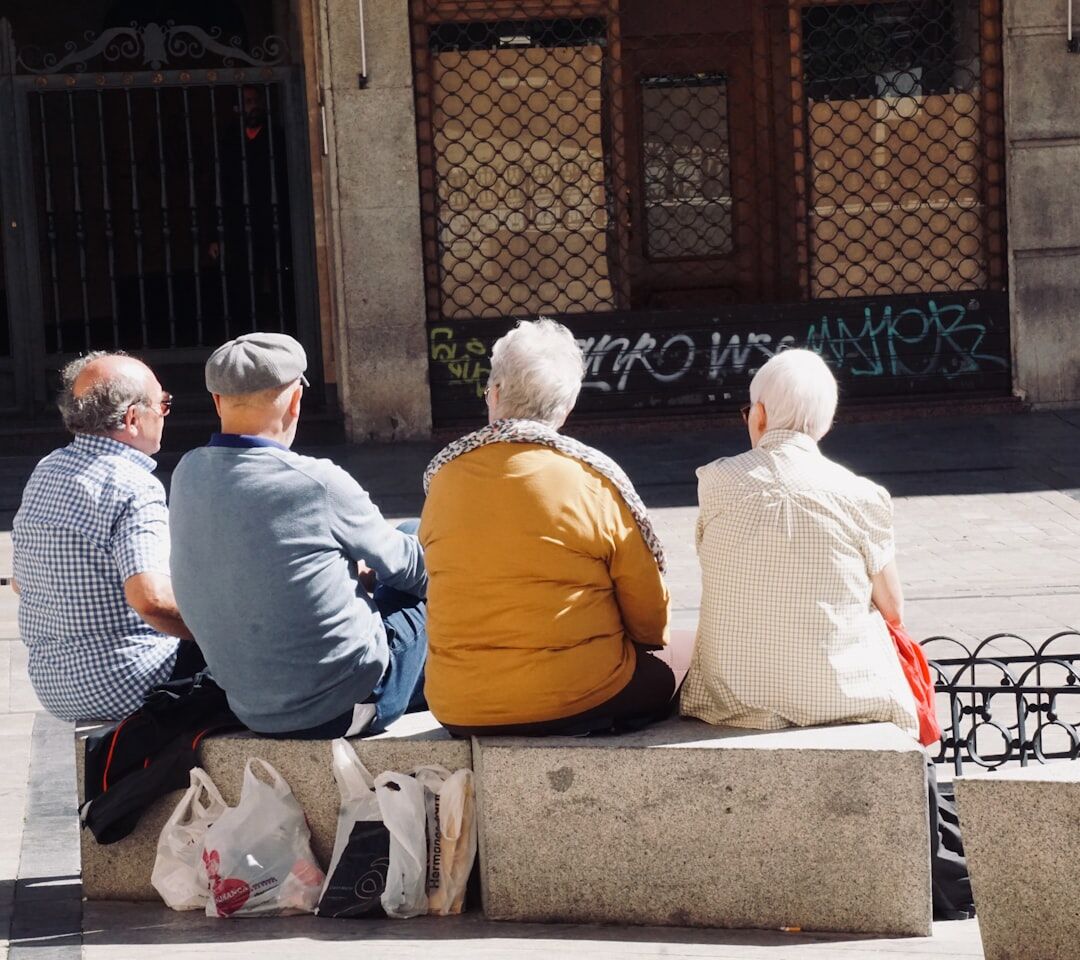 group photo of neighbors
