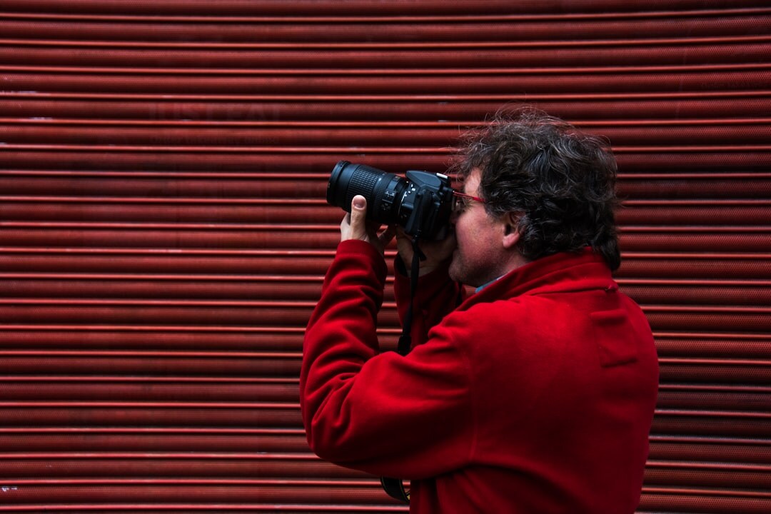 photographer listening to story